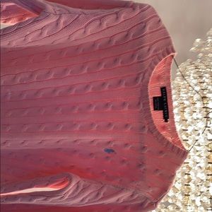 Ladies Ralph Lauren Pink Sweater(large)